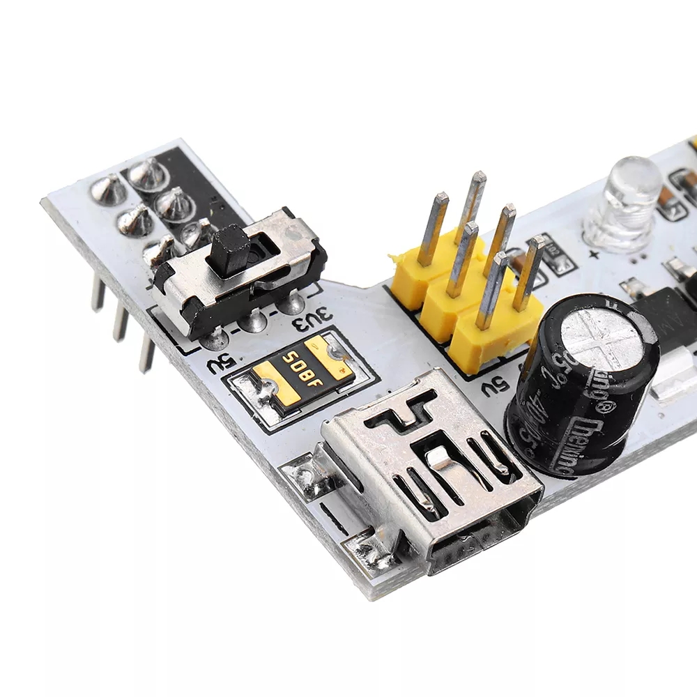 10Pcs-MB102-2-Channel-33V-5V-Breadboard-Power-Supply-Module-White-Breadboard-Dedicated-Power-Module--1565713