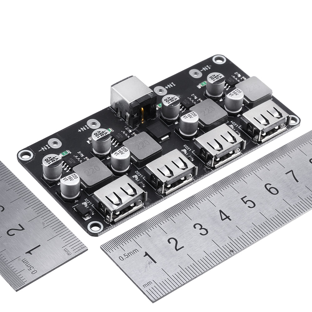 10pcs-USB-4CH-QC30-QC20-DC-DC-Buck-Converter-Charging-Step-Down-Module-6-32V-9V-12V-24V-to-Fast-Quic-1667305