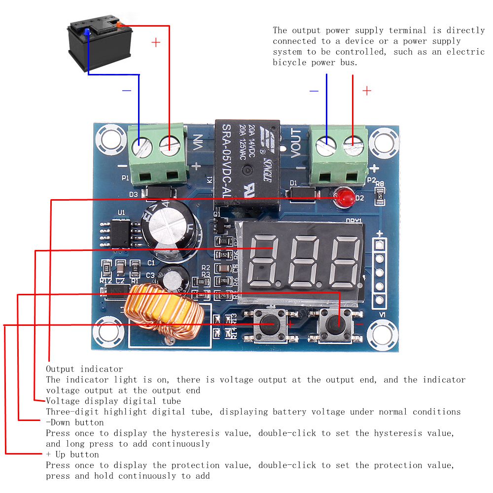 3pcs-XH-M609-DC12-36V-Voltage-Protection-Module-Lithium-Battery-Undervoltage-Low-Power-Disconnect-Ou-1660242