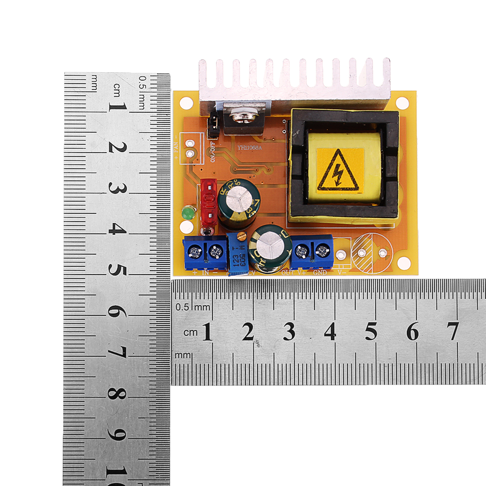 DC-DC-45-390V-Adjustable-High-Voltage-Booster-Regulator-Capacitor-Charging-Electromagnetic-Power-Mod-1598959