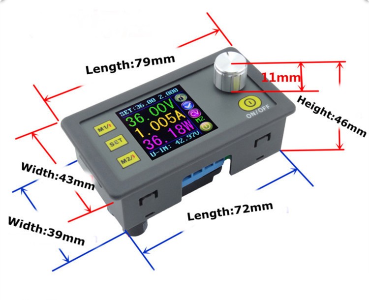 RIDENreg-DP50V2A-Buck-Adjustable-DC-Power-Supply-Module-With-Integrated-Voltmeter-Ammeter-Color-Disp-1050062