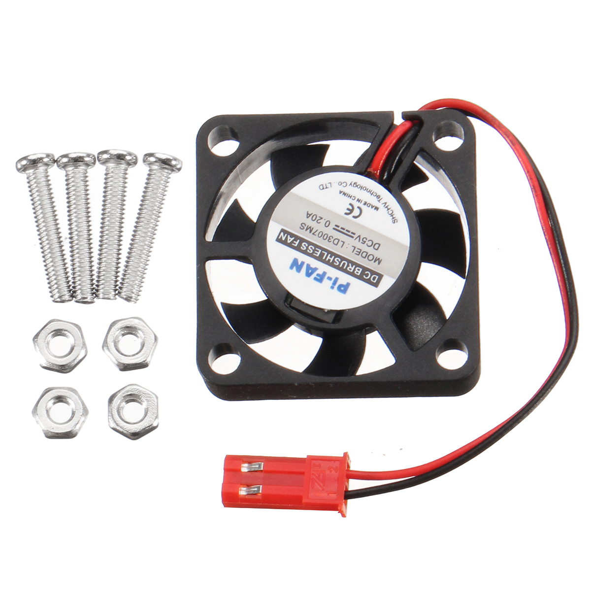 3x-Heat-Sink-Kit-Transprent-Acrylic-CaseCooling-Fan-For-Raspberry-Pi-3-Model-B-1202359