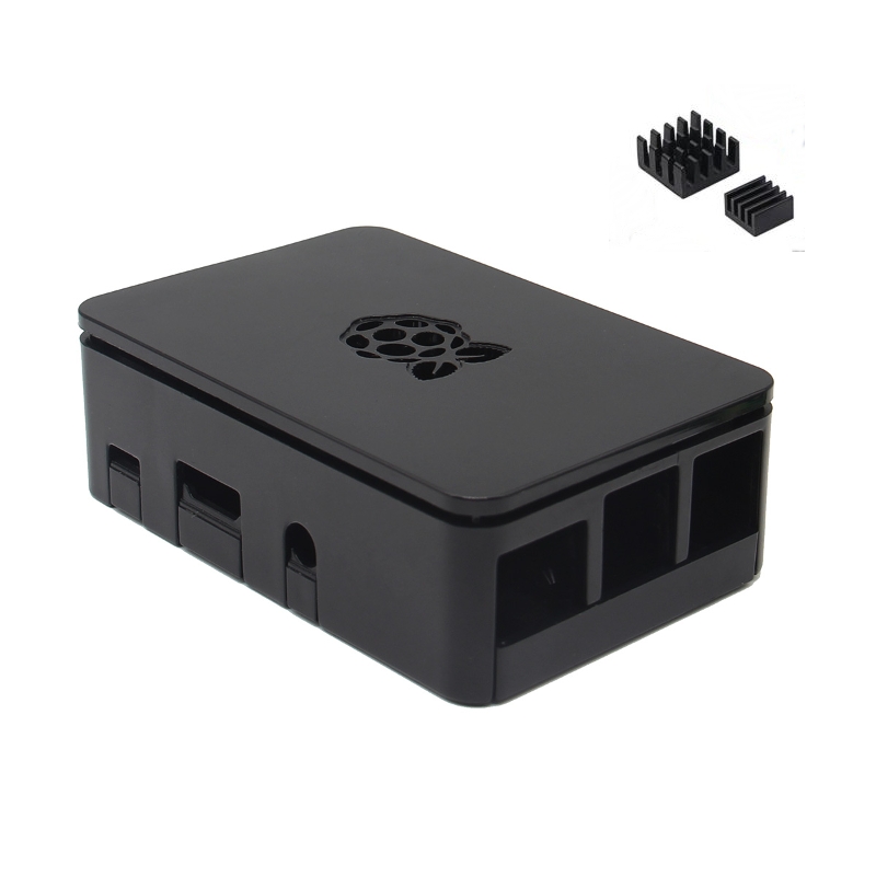 Raspberry Pi 3 B+ with Black Case