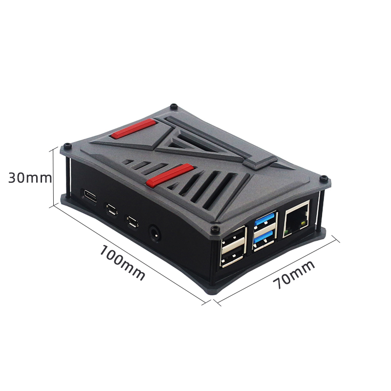 BlackSliver-C2226-ABS-Protective-Case-Armor-Exterior-Enclosure-Shell-Support-Cooling-Fan-for-Raspber-1599732