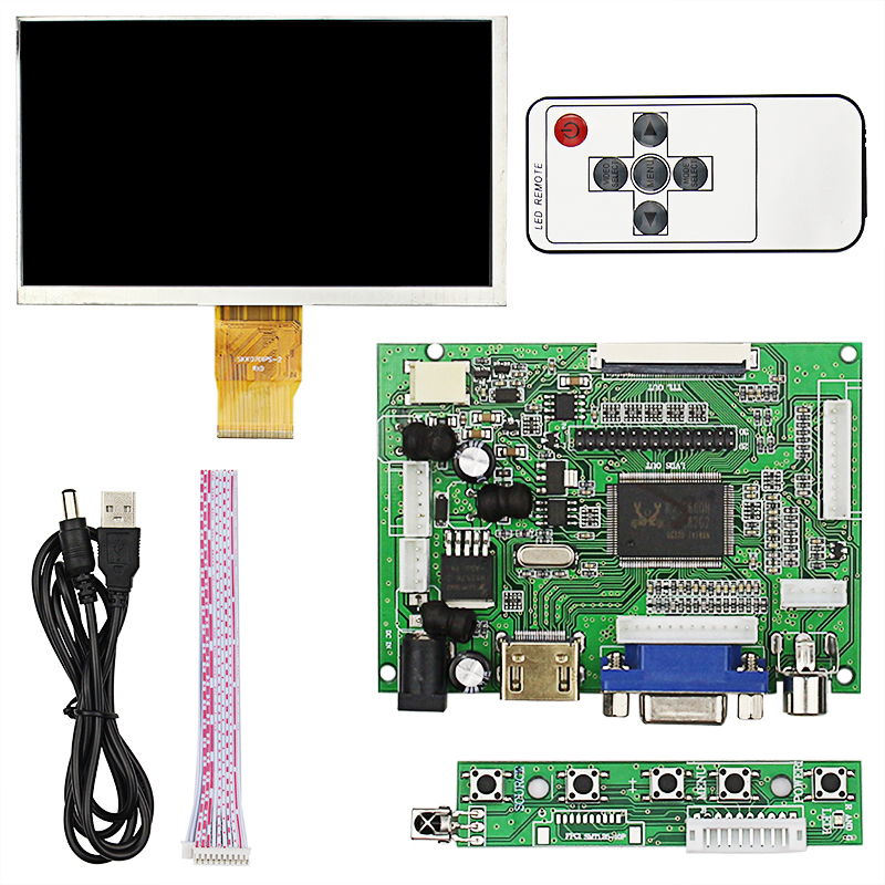 Caturda C0960 7 Inch 50pin 1024600 Split Style Ips Screen For Raspberry Pi 1163