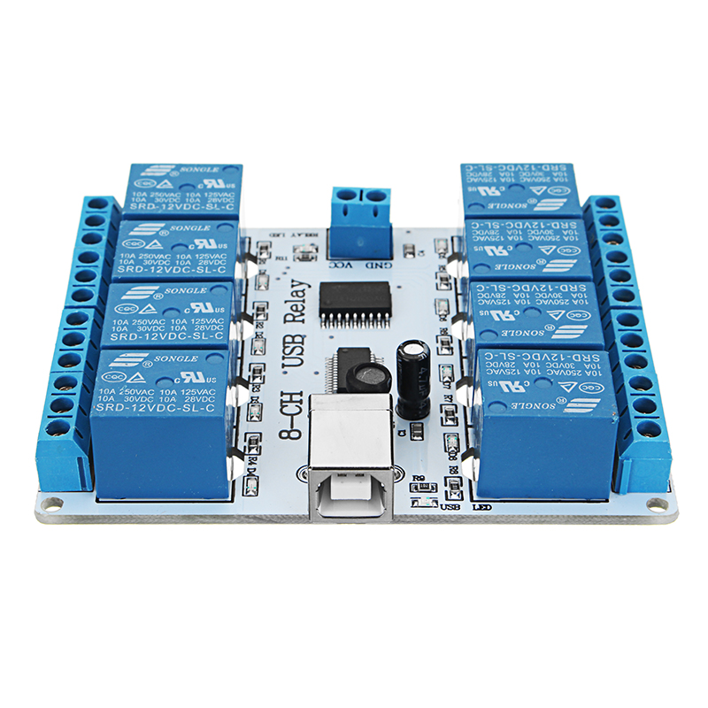 Relè SRD-12VDC-SL-C, 12V DC/250V AC 10A