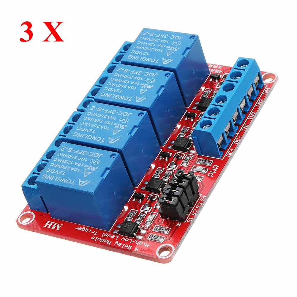 3Pcs-DC12V-4-Channel-Level-Trigger-Optocoupler-Relay-Module-Power-Supply-Module-Geekcreit-for-Arduin-1352363