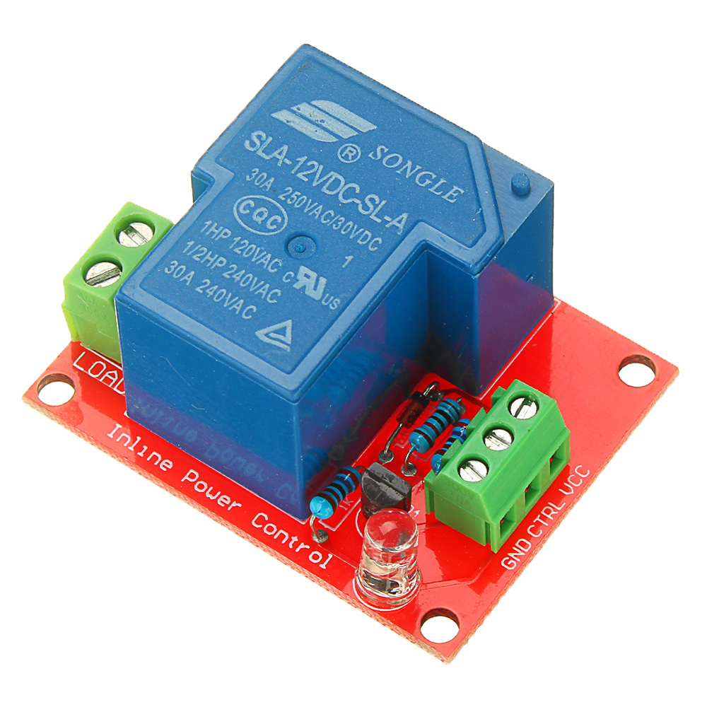 5pcs-BESTEP-12V-30A-250V-1-Channel-Relay-High-Level-Drive-Relay-Module-Normally-Open-Type-For-Auduin-1431656