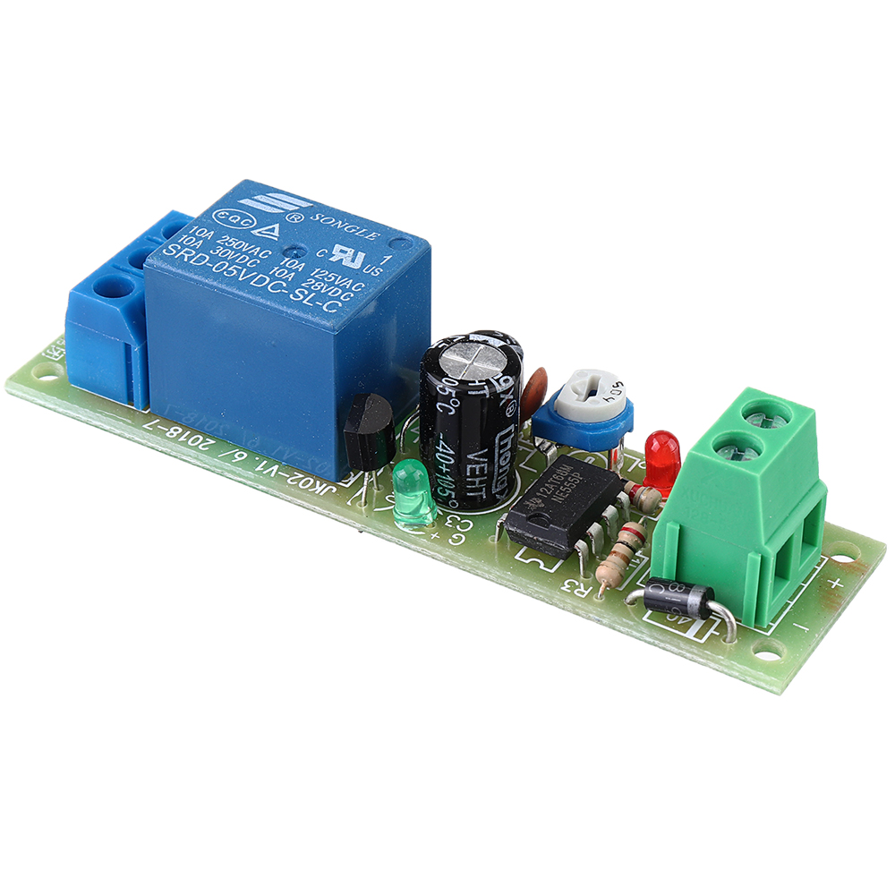 5pcs-JK-02-5V-0-200S-Power-on-On-Delay-Automatically-Disconnects-Timer-Relay-Module-NE555-1630047