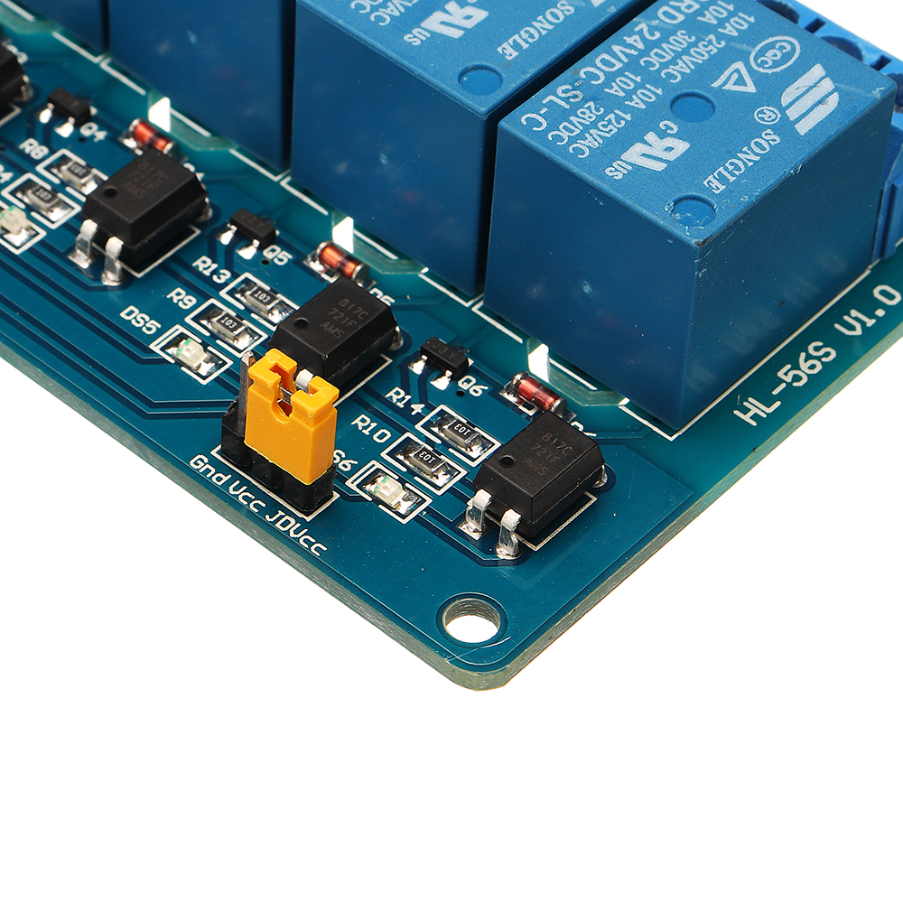 6-Channel-24V-Relay-Module-Low-Level-Trigger-With-Optocoupler-Isolation-BESTEP-for-Arduino---product-1356225