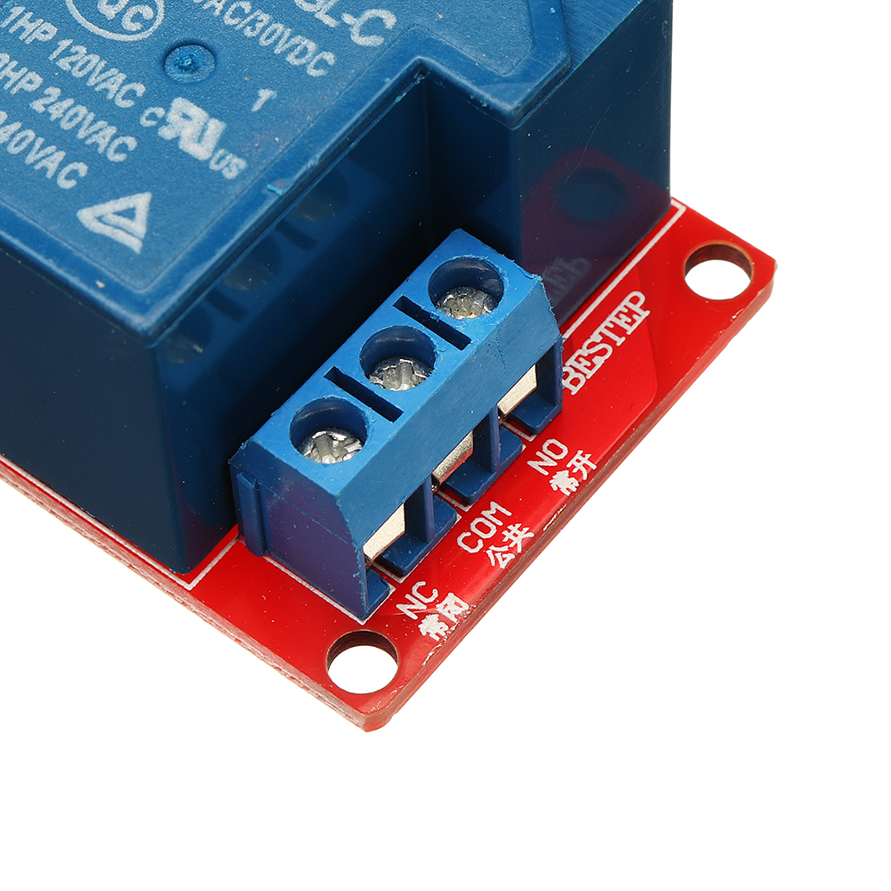 BESTEP 1 Channel 24V Relay Module 30A With Optocoupler Isolation Support  High And Low Level Trigger