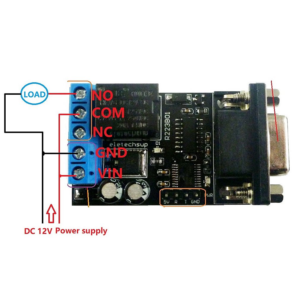 DC-12V-RS232-Serial-Port-Delay-Relay-Switch-Module-PC-COM-DB9-ARM-MCU-UART-Remote-Control-Board-1626249