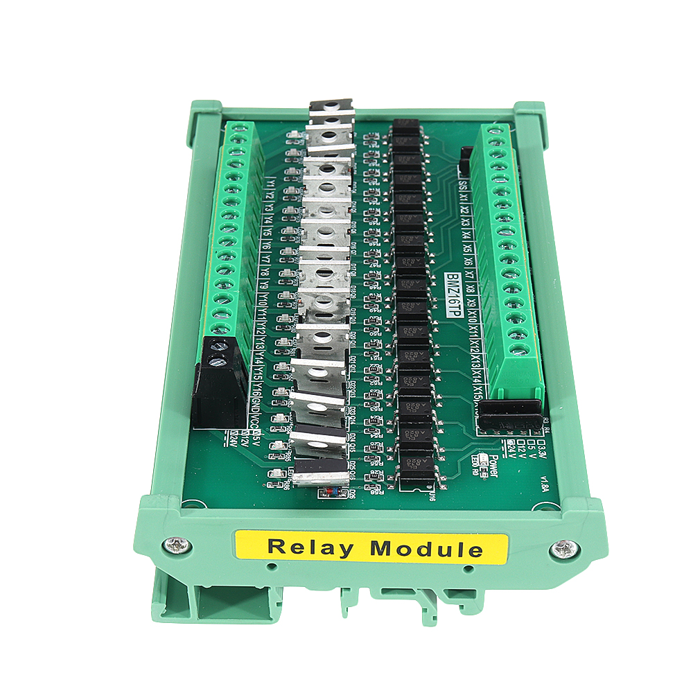 IO Card PLC Signal Amplifier Board NPN to PNP Mutual Input Optocoupler ...