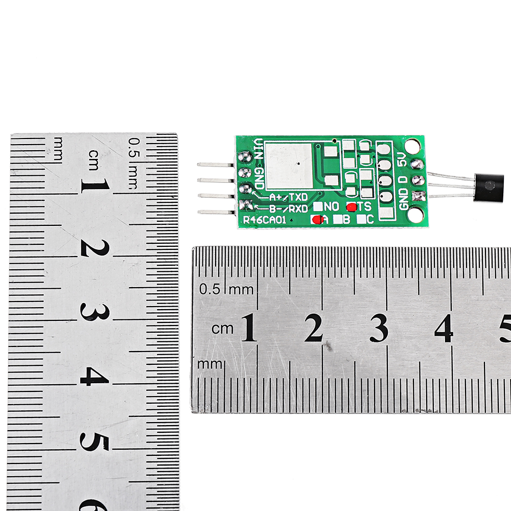 10pcs Ds18b20 5v Rs485 Com Uart Temperature Acquisition Sensor Module Modbus Rtu Pc Plc Mcu 0540