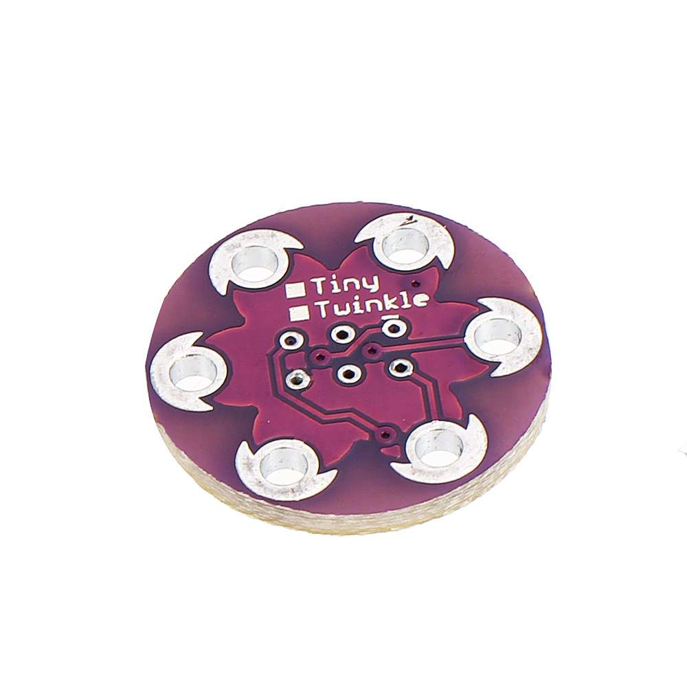 10pcs-LilyTiny-LilyPad-Development-Board-Wearable-E-textile-Technology-with-ATtiny-Microcontroller-1600127