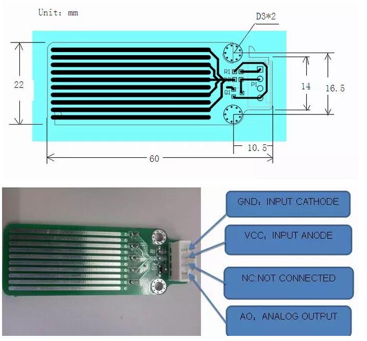 5Pcs-Rain-Sensor-Water-Level-Measure-Module-Raindrop-Analog-Sensor-Board-1255776