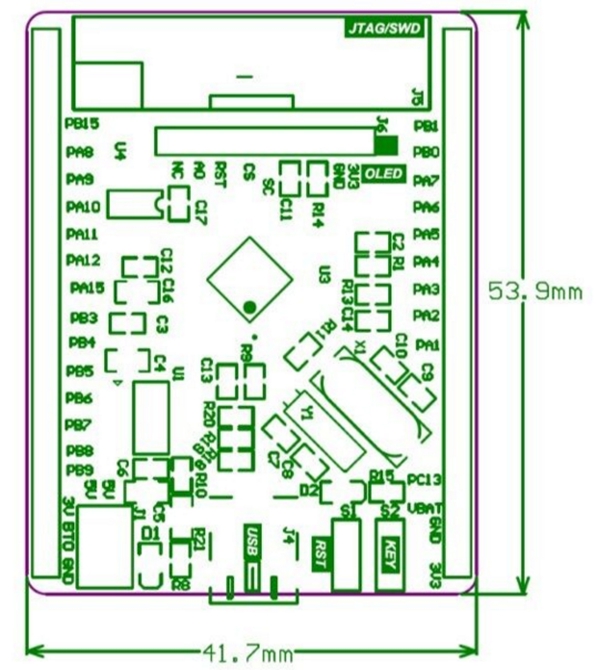 5pcs-Stm32f103c8t6-Stm32f103-Stm32f1-Stm32-Development-Board-System-Core-Board--Learning-Evaluation--1226753