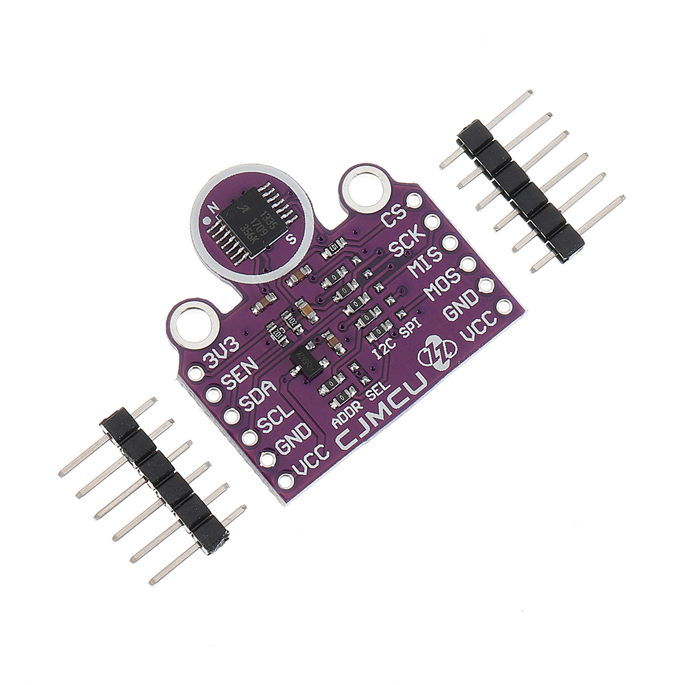 CJMCU-1335-Hall-Effect-360deg-Non-Contact-X-Y-Plane-Angle-Sensor-Module-33V5V-I2C-SPI-1316187