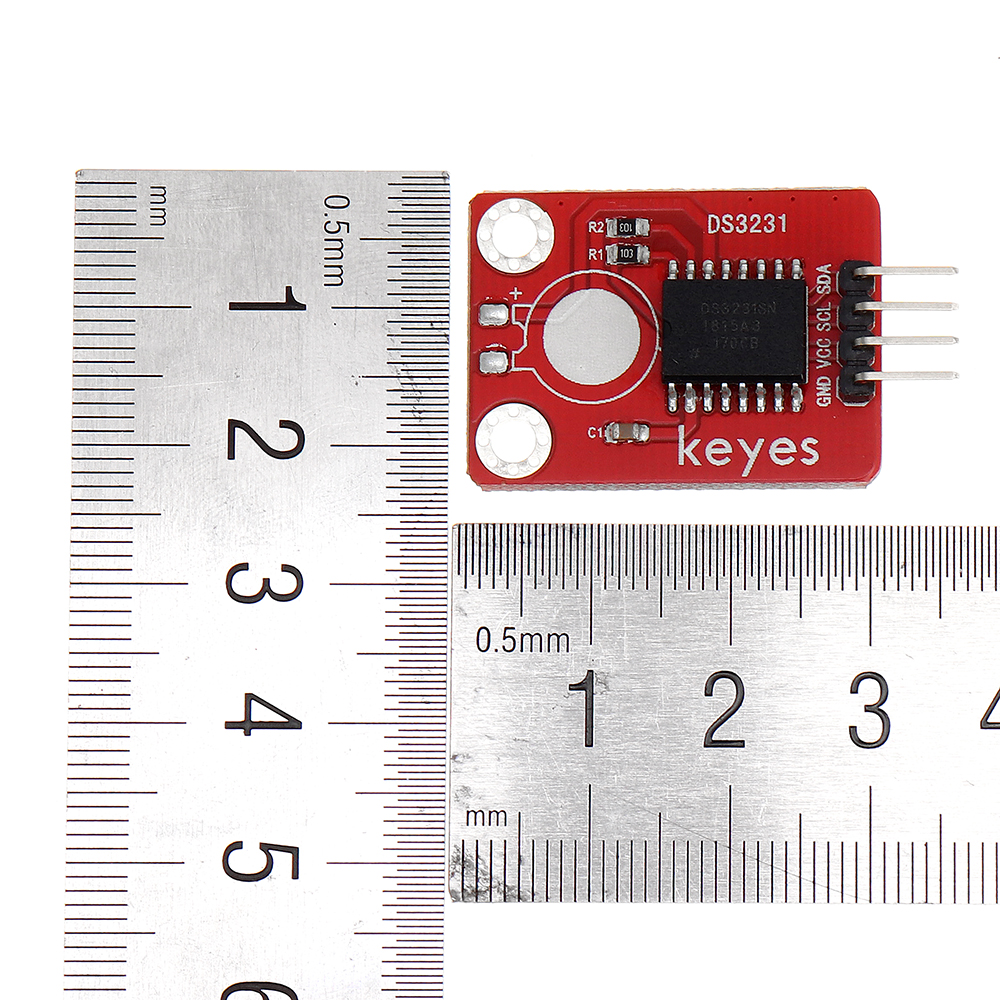 Keyes-Brick-3231-Clock-Module-pad-hole-with-Pin-Header-Board-IIC-Interface-1722842