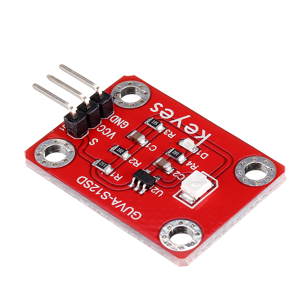 Keyes-Brick-GUVA-S12SD-3528-Ultraviolet-SensorPad-hole-with-Pin-Header-Module-Analog-Signal-240-370n-1722834