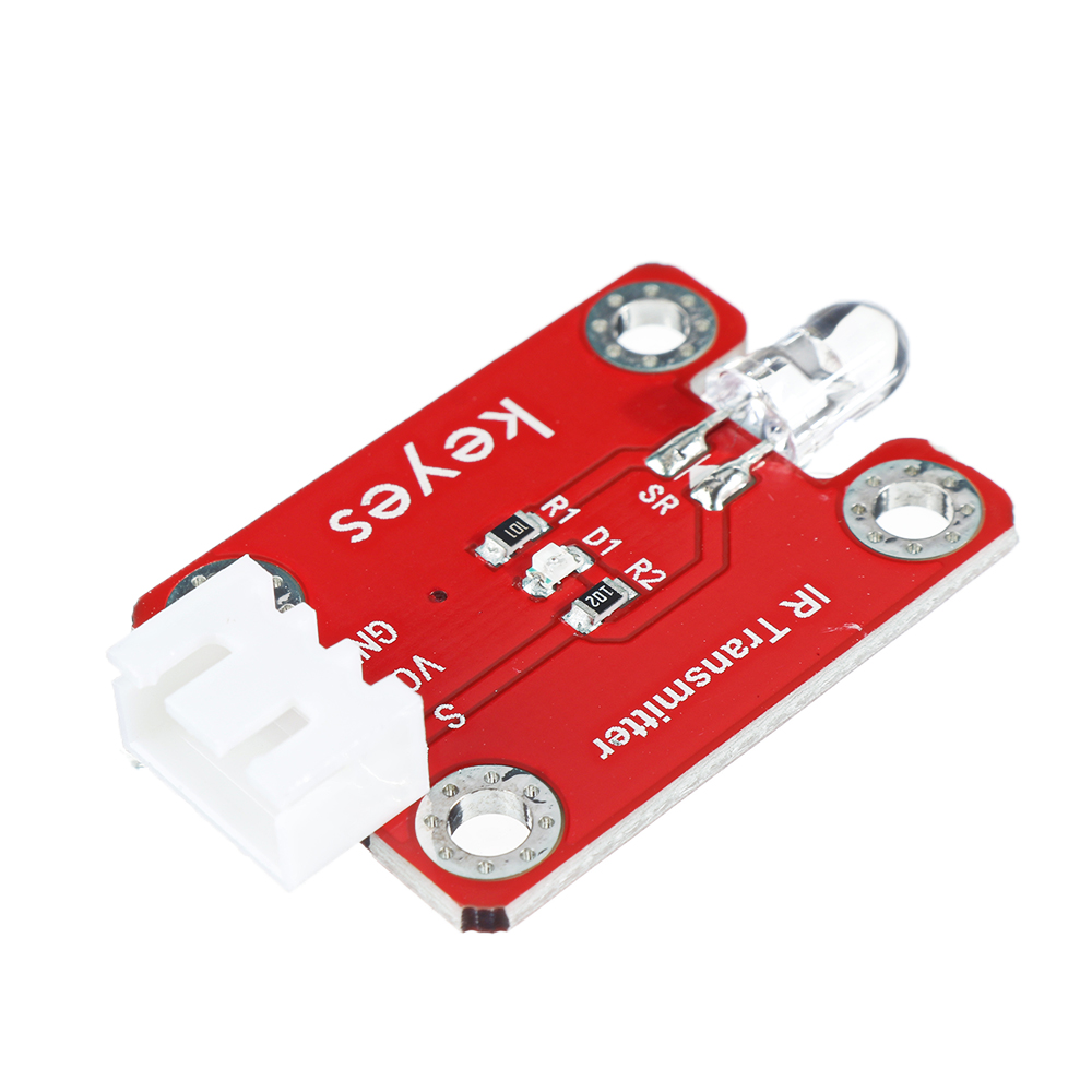 Keyes-Brick-Infrared-Emission-SensorPad-hole-Anti-reverse-Plug-White-Terminal-Digital-Signal-1733384