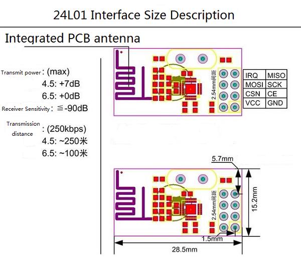 10Pcs-NRF24L01-SI24R1-24G-Wireless-Power-Enhanced-Communication-Receiver-Module-1059602