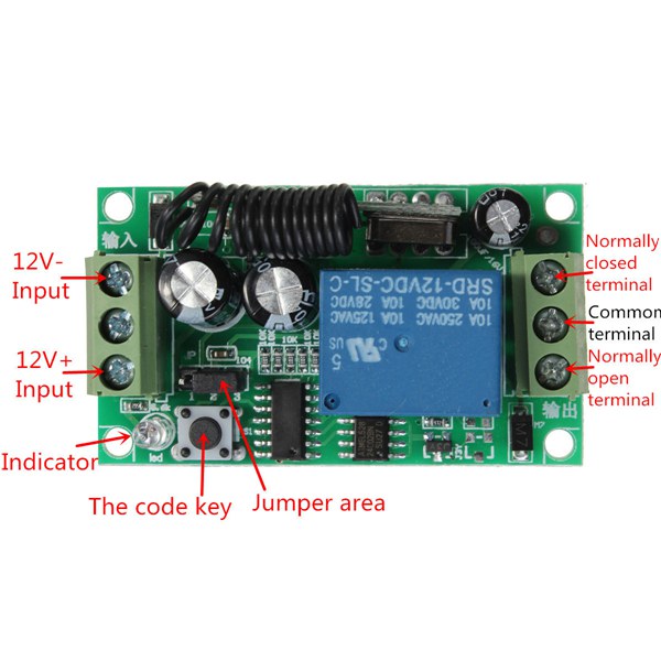 3Pcs-Geekcreitreg-DC-12V-10A-Relay-1CH-Channel-Wireless-RF-Remote-Control-Switch-Transmitter-With-Re-1188168