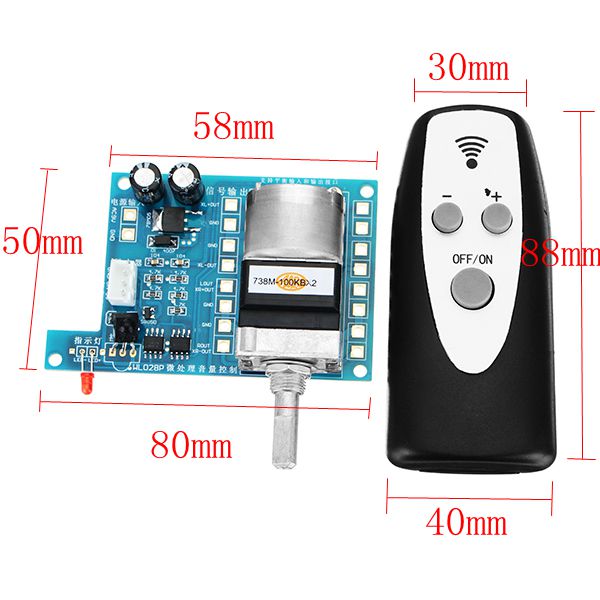 ACDC-9V-Infrared-Remote-Control-Volume-Controller-Board-ALPS-Pre-Potentiometer-1209049