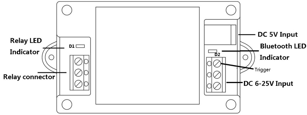 CE034 DC 5V 12V 24V Bluetooth Relais Android APP Téléphone Mobile  Télécommande Interrupteur d'isolation optique