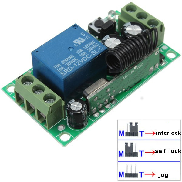 DC-12V-10A-Relay-1CH-Channel-Wireless-RF-Remote-Control-Switch-With-2-Transmitters-1138436