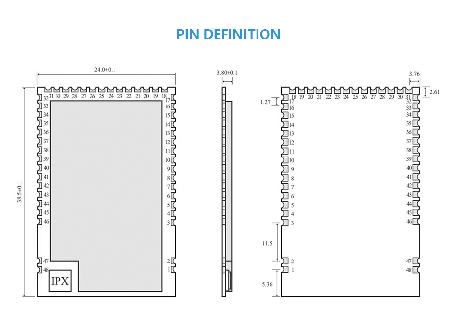 Ebytereg-E70-433NW30S-CC1310-433MHz-RF-Module-1W-Star-Network-IPEX-Antenna-UHF-Wireless-Transceiver--1765559