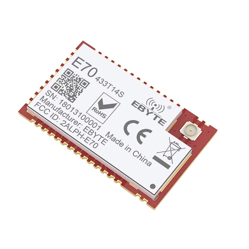 Ebytereg-E70-433T14S-CC1310-14dBm-433MHz-RF-Module-Transceiver-Lower-Power-SMD-SOC-UART-Wireless-Rec-1765558