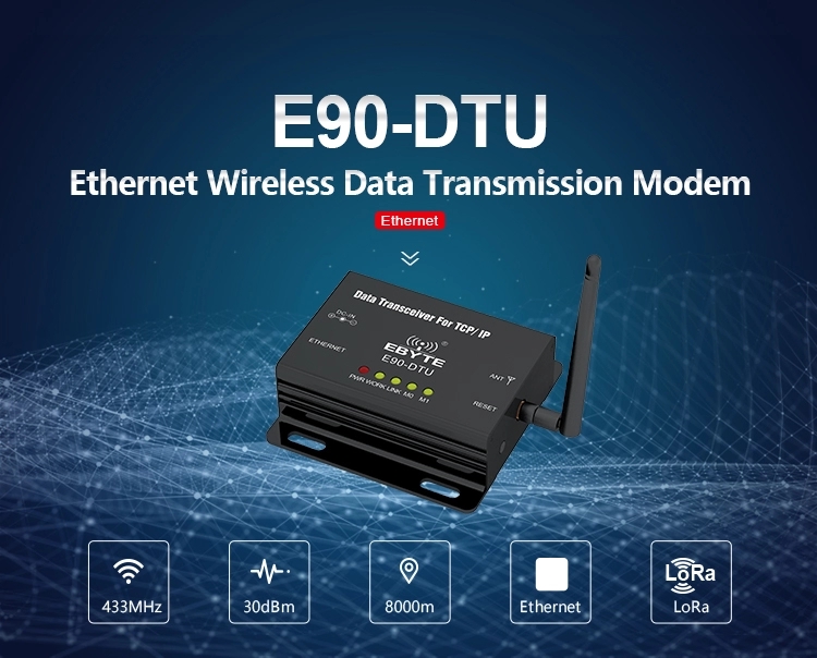 Ebytereg-E90-DTU433L30E-SX1278-8km-DTU-RJ45-Ethernet-Interface-Wireless-Transceiver-Terminal-433mhz--1660296