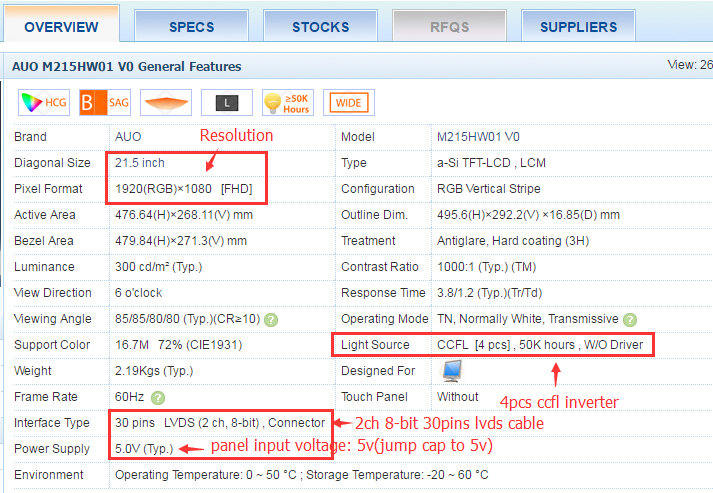 TSK105A03-Universal-LCD-LED-TV-Controller-Driver-Board-TVPCVGAHDMIUSB7-Key-Button2ch-8bit-30-LVDS-Ca-1401659