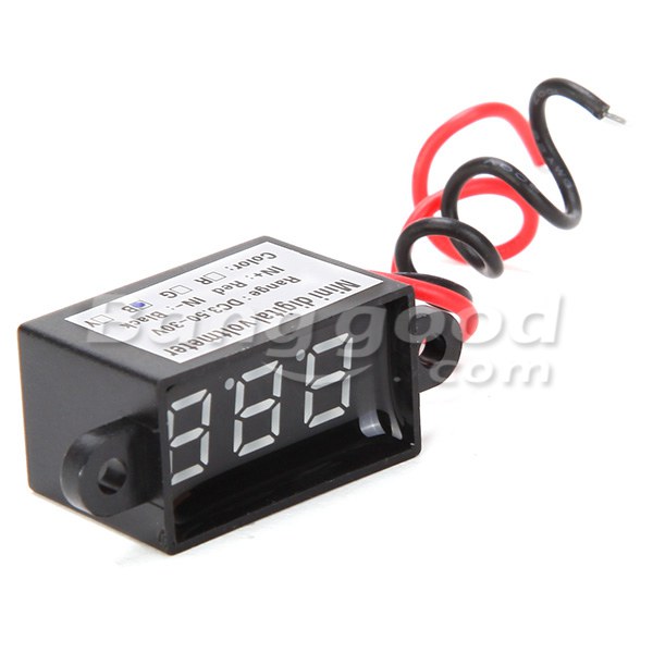 3Pcs-Red-Led-028-Inch-Mini-Waterproof-Volt-Meterr-35-30V-Digital-Voltage-Tester-Meter-1021579