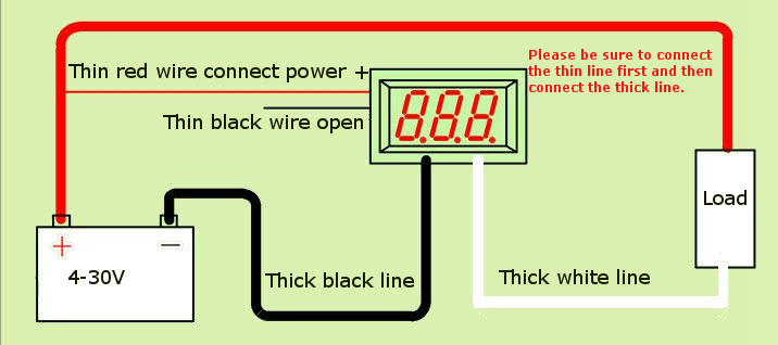 5pcs-Blue-Light-Mini-036-Inch-DC-Current-Meter-DC0-999mA-4-30V-Digital-Display-With-Reverse-Connecti-1527319